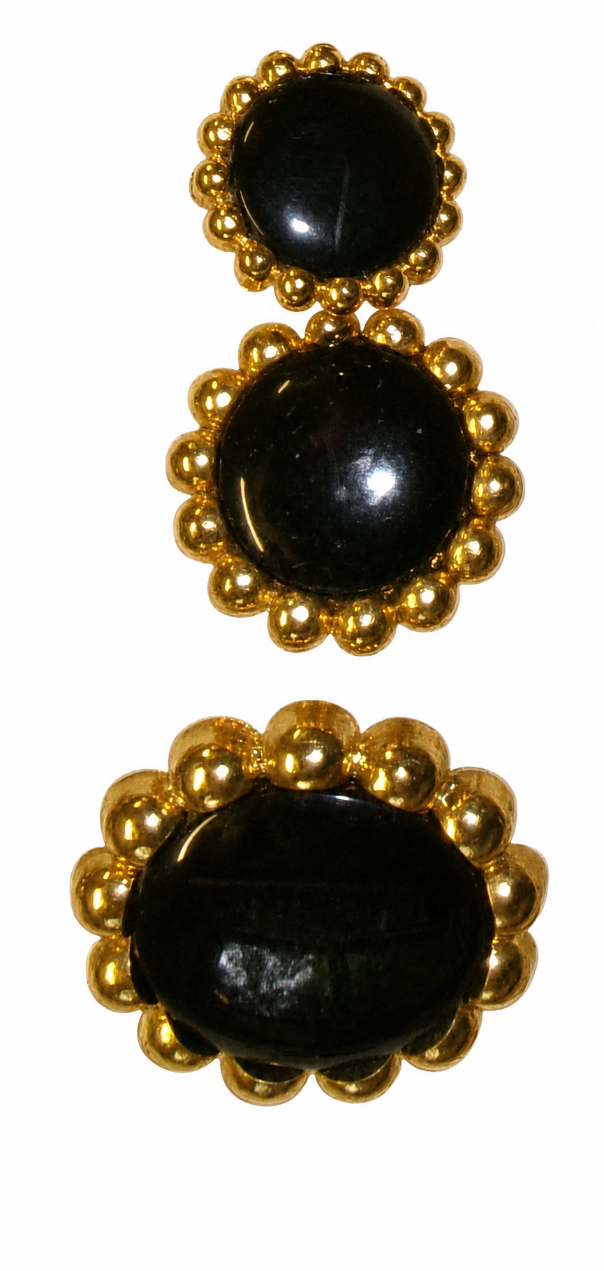Black Italian ABS Fashion Buttons