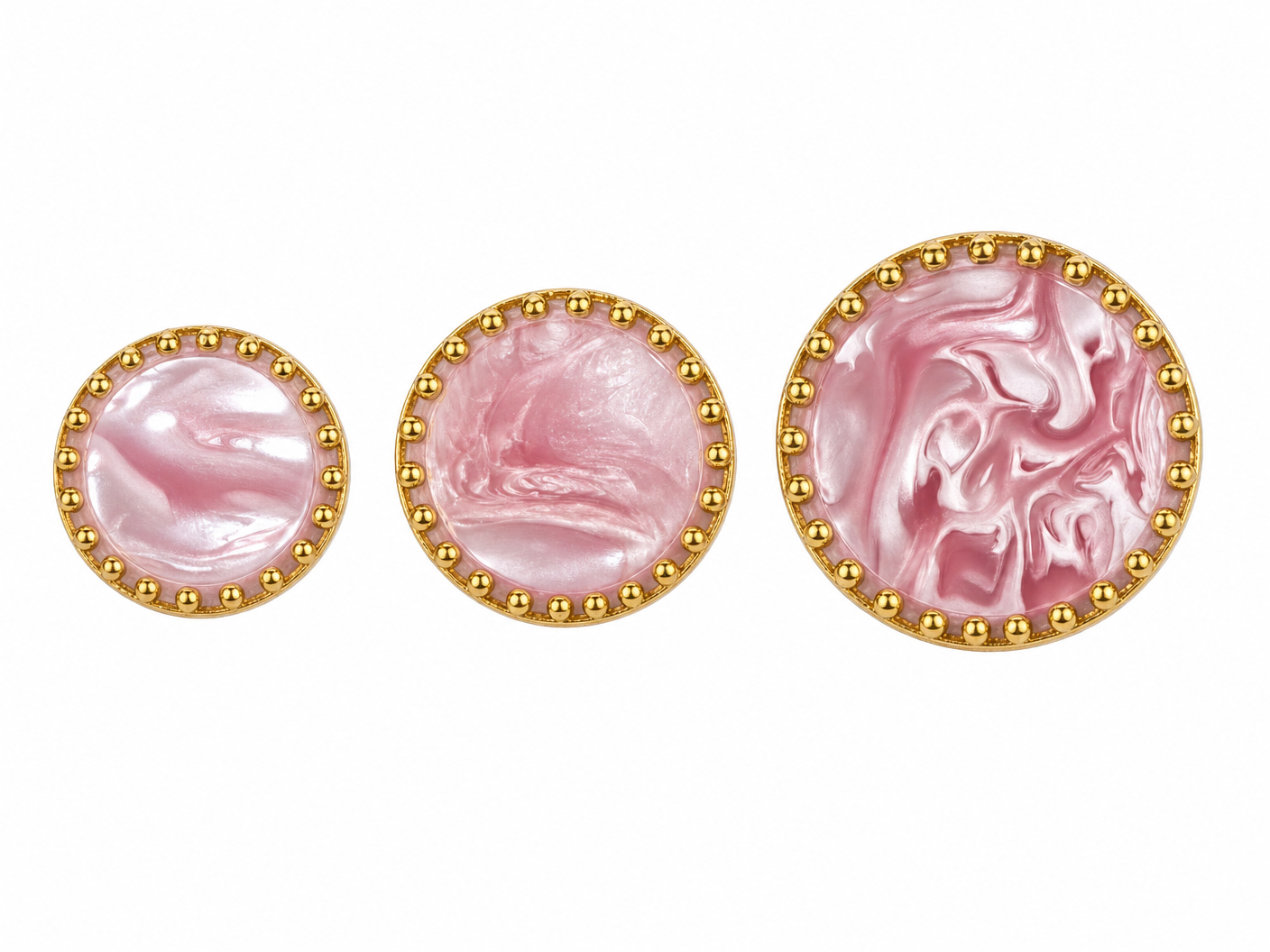 Pink Fashion Buttons