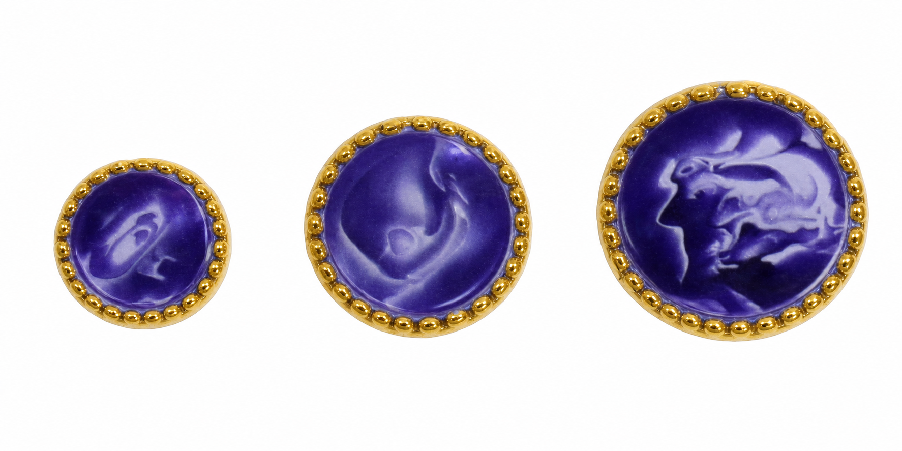 Purple Fashion Buttons
