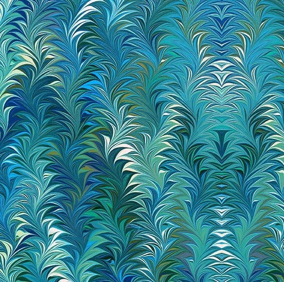 Shirting and quilting weight marbled cotton print