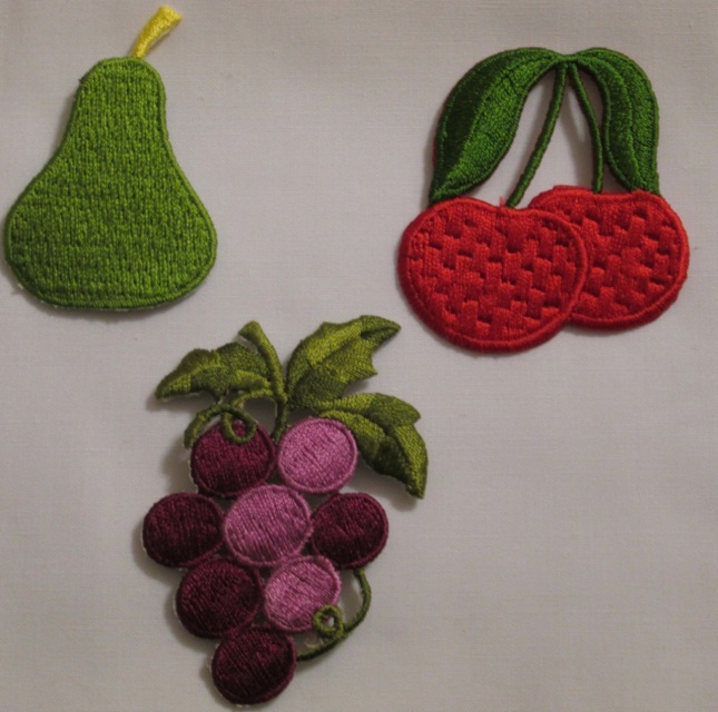 Fruit Embroidered Appliques #7315