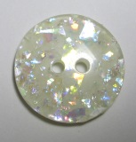 White and multi confetti buttons