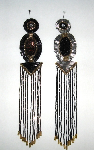 Beaded Epaulette Appliques